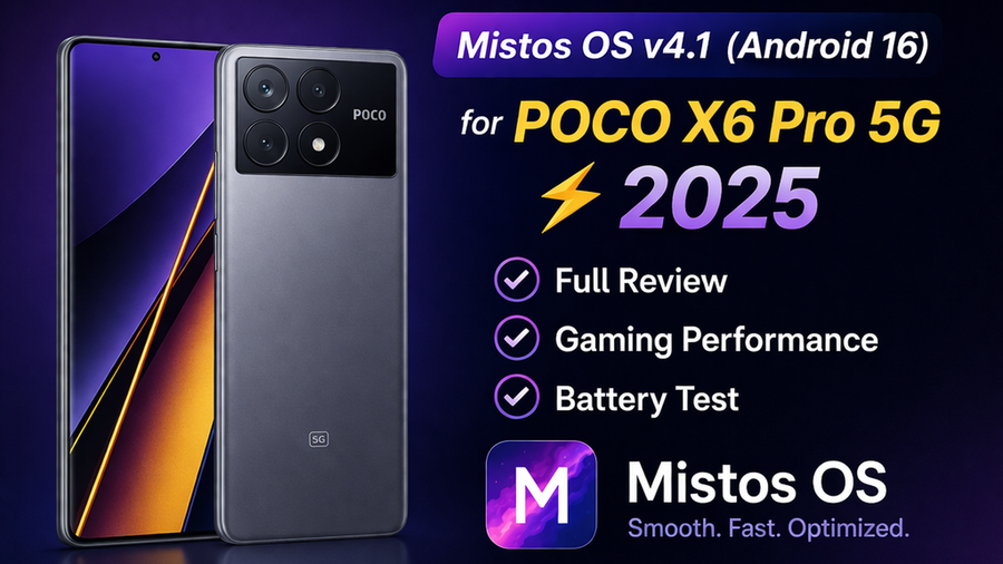 Mistos OS 4.1 for Poco X6 Pro 5G